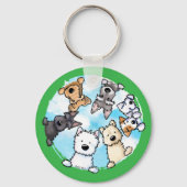 Hallo Van de Happy Side Sleutelhanger (Achterkant)