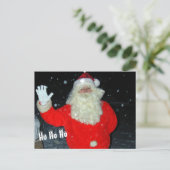 Hallo van de Kerstman Briefkaart (Staand voorkant)