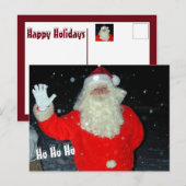 Hallo van de Kerstman Briefkaart (Voorkant / Achterkant)