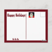 Hallo van de Kerstman Briefkaart (Achterkant)