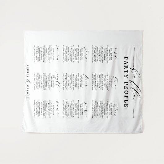 hallo van de Partij Wandkleed (Voorkant (horizontaal))