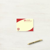 "Hallo van de schoolpsycholoog Sticky Notes (Op bureau)