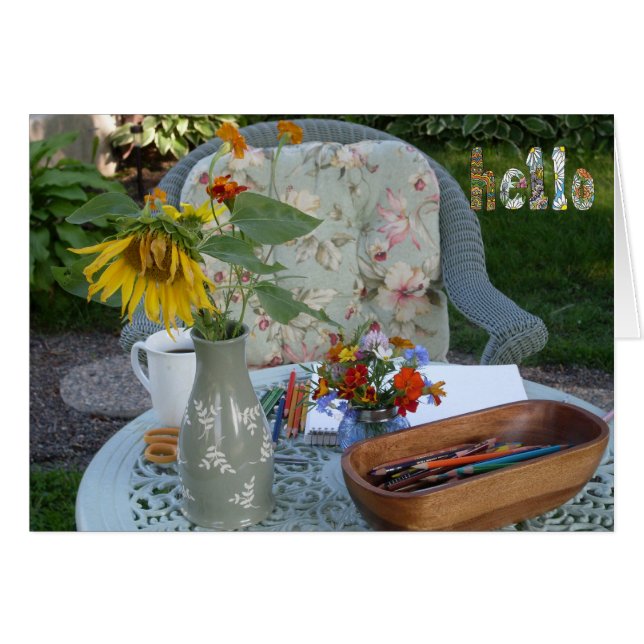 hallo van de tuin (Voorkant Horizontaal)