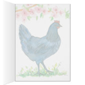 hallo van Delaware Blue Hen Chicken Blank (Binnen (Rechts))
