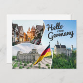 Hallo Van Duitsland Briefkaart (Voorkant / Achterkant)