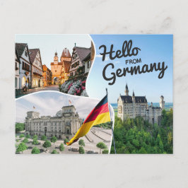 Hallo Van Duitsland Briefkaart
