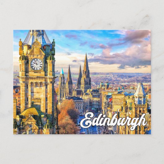 Hallo Van Edinburgh, Schotland, Verenigd Koninkrij Briefkaart (Voorkant)