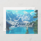 hallo, van een of andere plaats briefkaart (Voorkant / Achterkant)