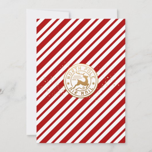 hallo van Elf Welcome Letter Kaart (Achterkant)