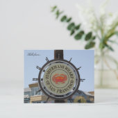 hallo van... Fishermans Wharf Briefkaart (Staand voorkant)