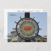 hallo van... Fishermans Wharf Briefkaart (Voorkant / Achterkant)