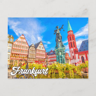 Hallo Van Frankfurt, Duitsland Briefkaart