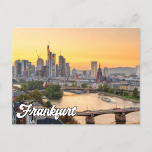 Hallo Van Frankfurt, Duitsland Briefkaart