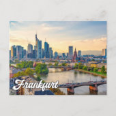 Hallo Van Frankfurt, Duitsland Briefkaart (Voorkant)