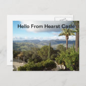 hallo van Hearst Castle Briefkaart (Voorkant / Achterkant)