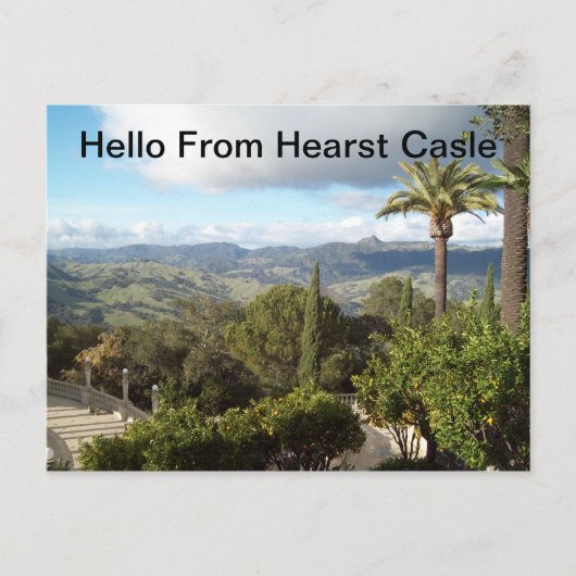 hallo van Hearst Castle Briefkaart (Voorkant)