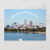 hallo van het Briefkaart Cleveland OH (Voorkant)