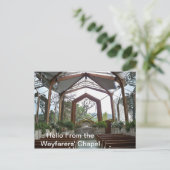 hallo van het Briefkaart van de Wayfarers-kapel (Staand voorkant)