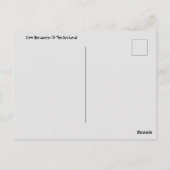 hallo van het ijs; Ik ben de koningin Briefkaart (Achterkant)