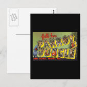hallo van het Oerwoud Parrot Briefkaart (Voorkant / Achterkant)