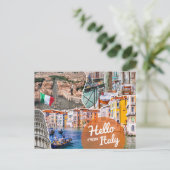 Hallo Van Italië Briefkaart (Staand voorkant)