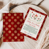 hallo van je elf-briefkaart kaart