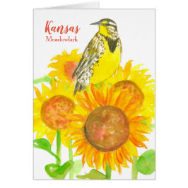 Hallo Van Kansas Zonnebloem Wildflower Meadowlark