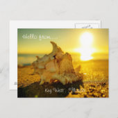 hallo van... Key West, Florida Briefkaart (Voorkant / Achterkant)