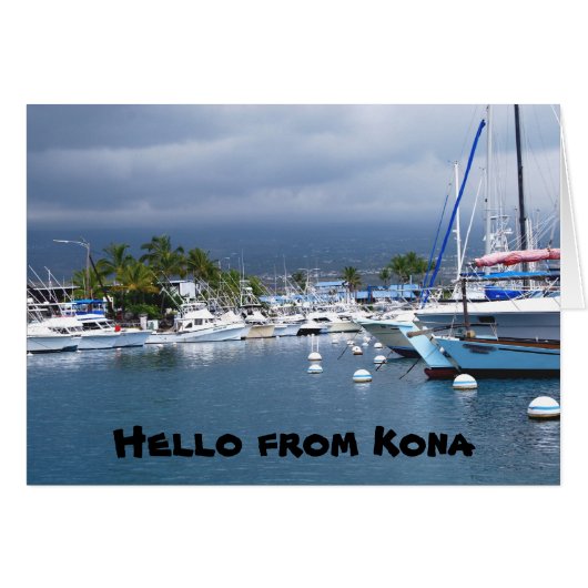 hallo van Kona, Hawaii (Voorkant Horizontaal)