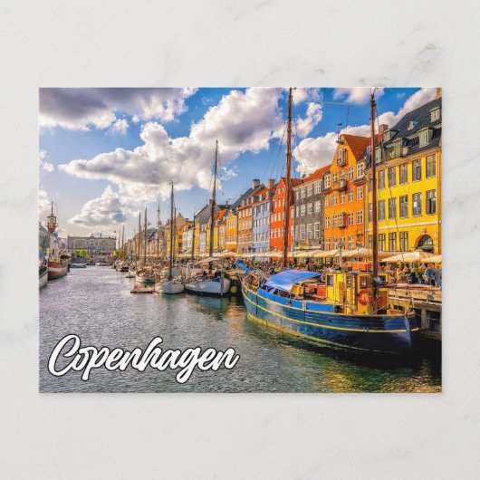 Hallo Van Kopenhagen, Denemarken Briefkaart (Voorkant)