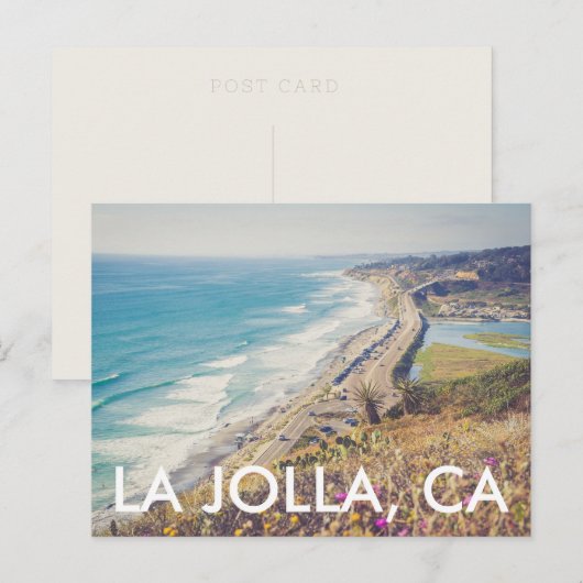 hallo van La Jolla, Torrey Pines Briefkaart (Voorkant / Achterkant)