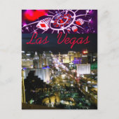 hallo van Las Vegas Boulevard Briefkaart (Voorkant)