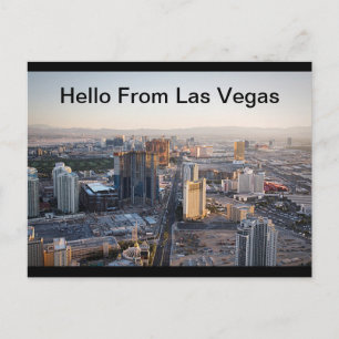 hallo van Las Vegas Strip Briefkaart
