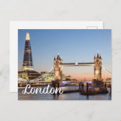 Hallo Van Londen, Engeland Briefkaart (Voorkant / Achterkant)