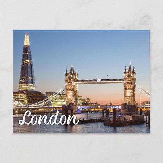 Hallo Van Londen, Engeland Briefkaart (Voorkant)