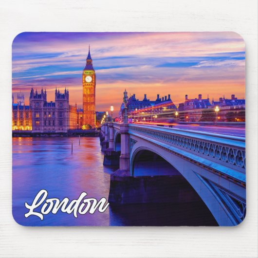 Hallo Van Londen, Engeland, Verenigd Koninkrijk Muismat (Voorkant)