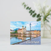 Hallo Van Luzern, Zwitserland Briefkaart (Staand voorkant)