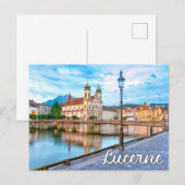 Hallo Van Luzern, Zwitserland Briefkaart (Voorkant / Achterkant)