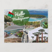 Hallo van Madagaskar Briefkaart (Voorkant)