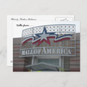 hallo van... Mall of America Briefkaart (Voorkant / Achterkant)