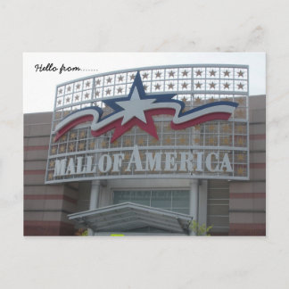 hallo van... Mall of America Briefkaart