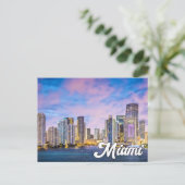 Hallo Van Miami, Florida, Verenigde Staten Briefkaart (Staand voorkant)