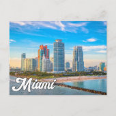 Hallo Van Miami, Florida, Verenigde Staten Briefkaart (Voorkant)