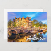 Hallo Van Mooi Amsterdam, Nederland Briefkaart (Voorkant / Achterkant)