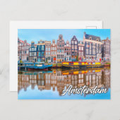 Hallo Van Mooi Amsterdam, Nederland Briefkaart (Voorkant / Achterkant)