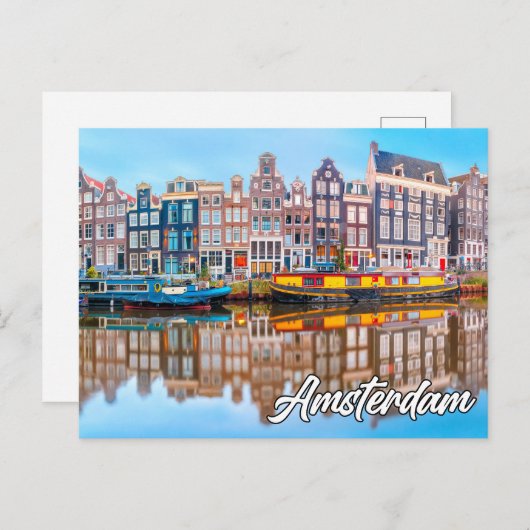 Hallo Van Mooi Amsterdam, Nederland Briefkaart (Voorkant / Achterkant)