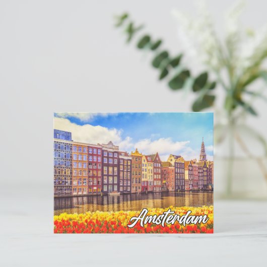 Hallo Van Mooi Amsterdam, Nederland Briefkaart (Staand voorkant)
