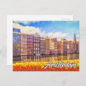 Hallo Van Mooi Amsterdam, Nederland Briefkaart (Voorkant / Achterkant)