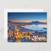 Hallo Van Napels, Italië Briefkaart (Voorkant / Achterkant)