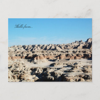 hallo van... Nationaal Park Badlands Briefkaart